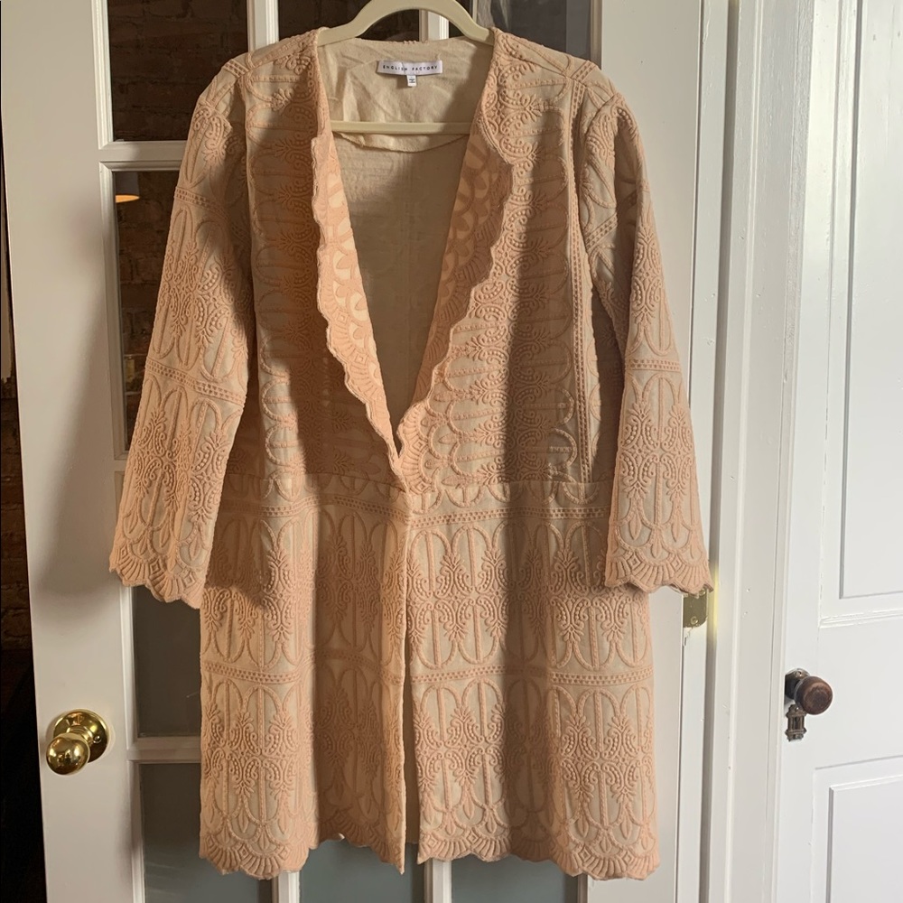 English Factory Lightweight Embroidered Jacket